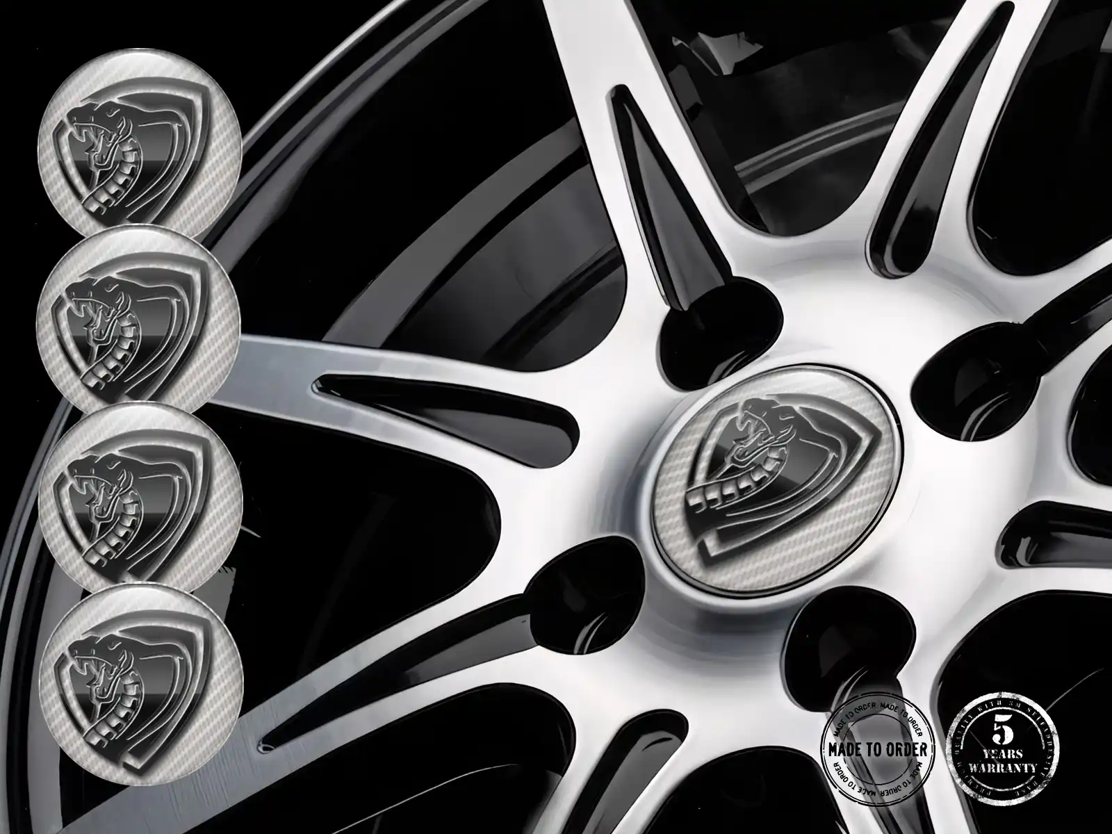 Silicone stickers Racing Look Premium Stickers for Vehicles